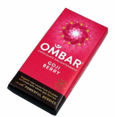 Čok.hořká s goji 35g Ombar