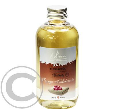 KANU Masážní olej vyživující Čoko-pomeranč 200ml